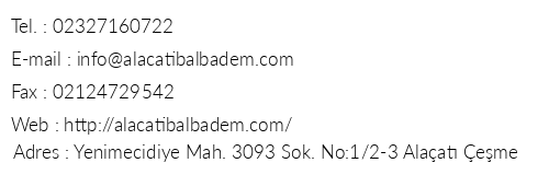Alaat Balbadem Otel telefon numaralar, faks, e-mail, posta adresi ve iletiim bilgileri